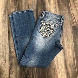 Boot cut jeans
